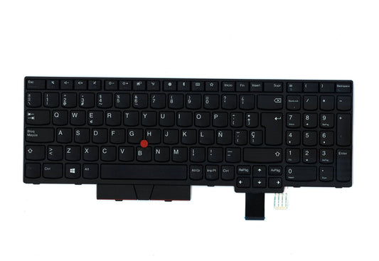 Lenovo ThinkPad T580 P52s Keyboard Spanish Black 01HX149