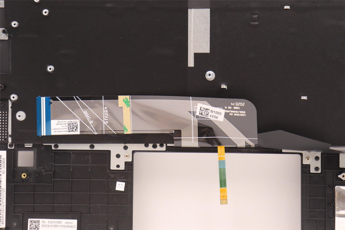 Lenovo IdeaPad 5 14IAU7 Keyboard Palmrest Top Cover Spanish Grey 5CB1H79881