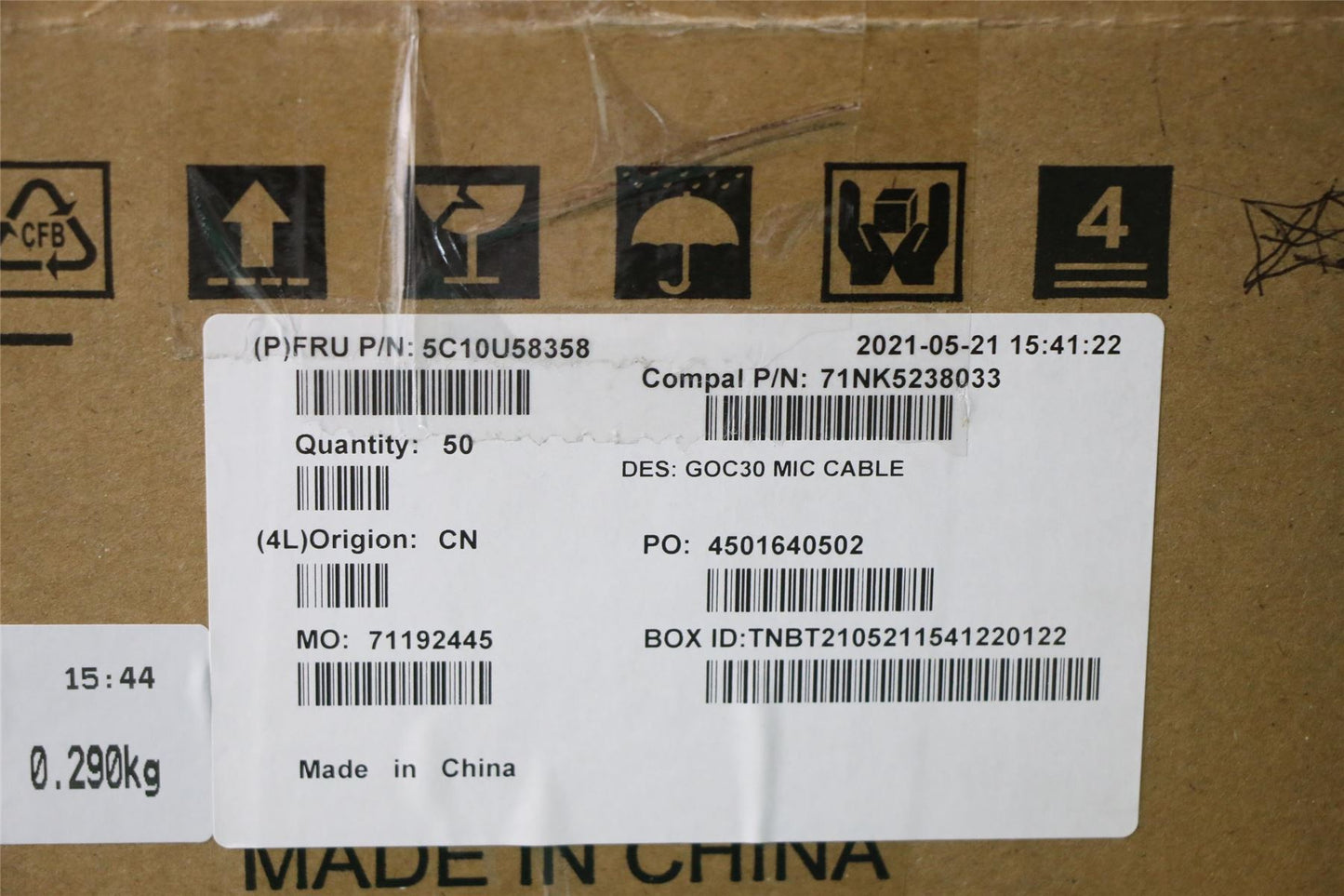 Lenovo IdeaCentre 3 21ITL7 3 22IAP7 3 24IAP7 Mic Microphone Cable 5C10U58358