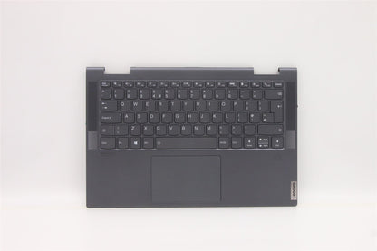 Lenovo Yoga 7-14ITL5 Keyboard Palmrest Top Cover UK Black 5CB1A16222