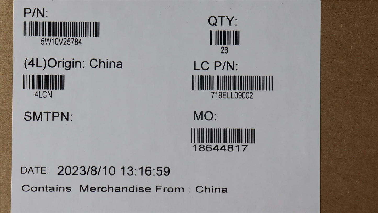 Lenovo 5W10V25784 Wireless,CMB,IN,AX210 NV
