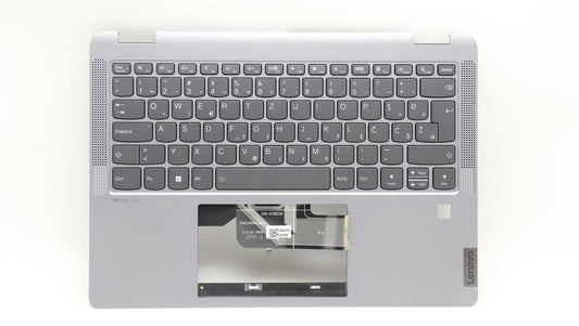 Lenovo IdeaPad 5 14IRU8 Keyboard Palmrest Top Cover Slovenian Backlit 5CB1L30681