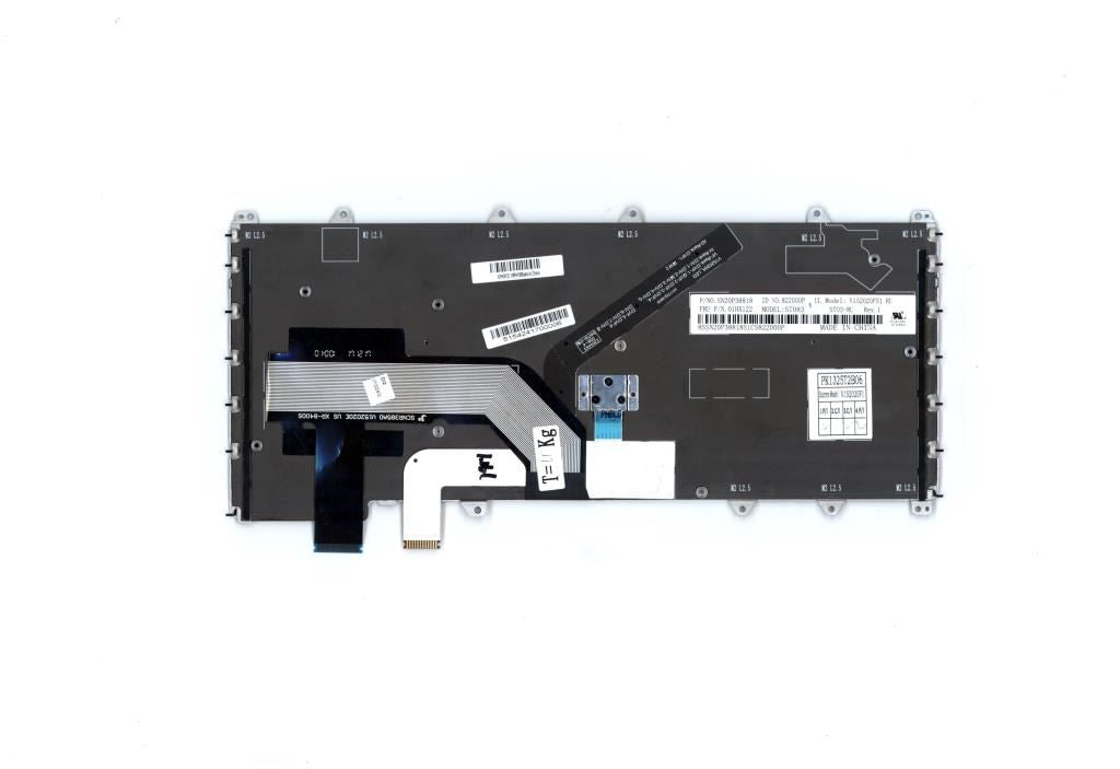 Genuine Lenovo Yoga X380 Keyboard Russian Silver Backlit 01HX122 01HW677