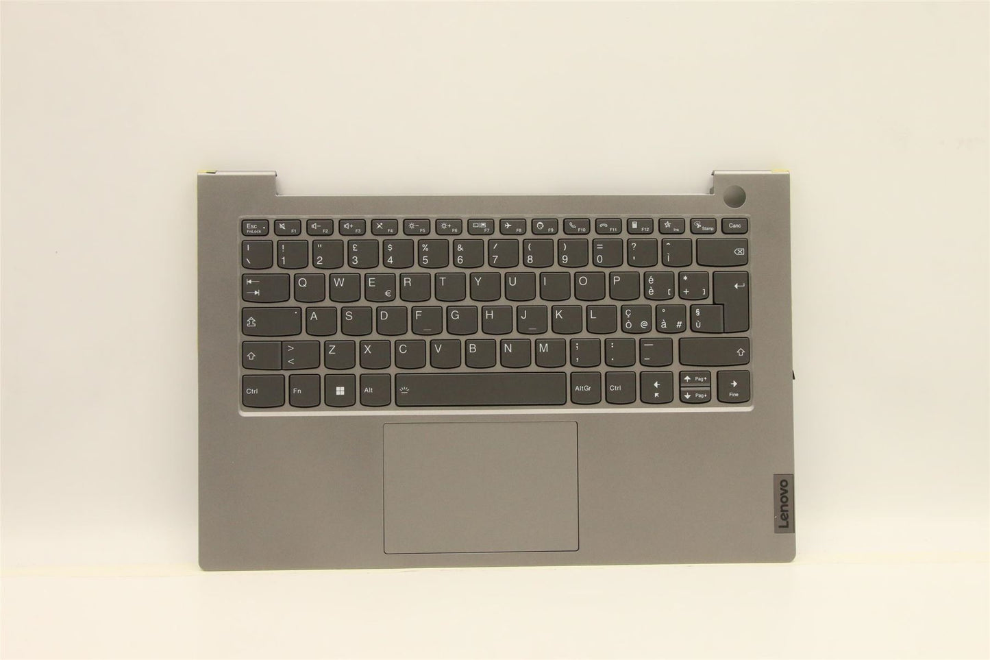 Lenovo ThinkBook 14 G4 IAP Tastatur Handballenauflage Obere Abdeckung Italienisch Grau 5CB1J09079