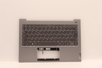 Lenovo ThinkBook 13s G4 ARB Palmrest Cover Touchpad Keyboard Belgian 5CB1J09676