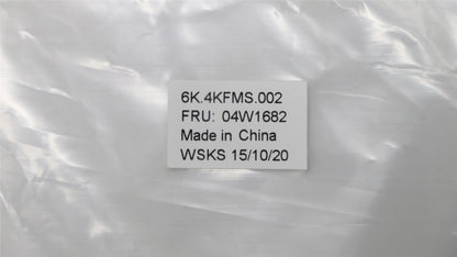 Lenovo NAMEPLATE FRU Clear Plate KIT 04W1682