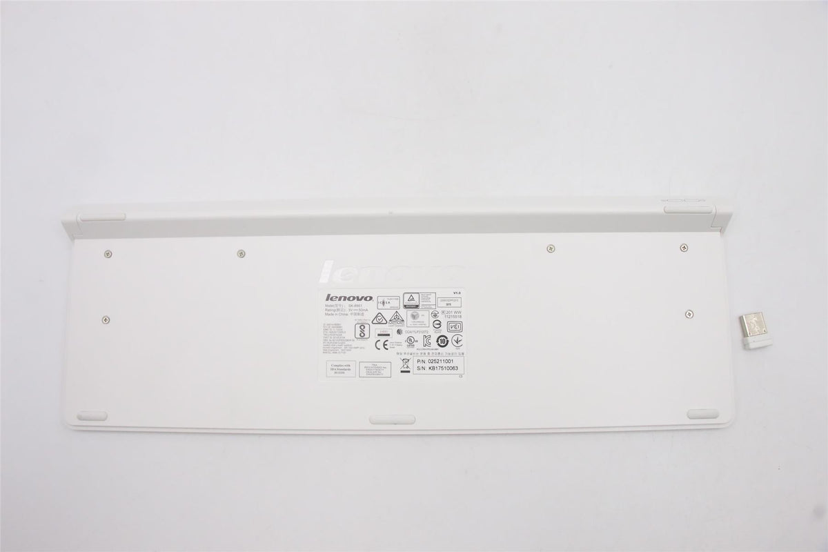 Lenovo Liteon SK-8861(TR) 2.4G KB-White8 Turkish Keyboard 25211001