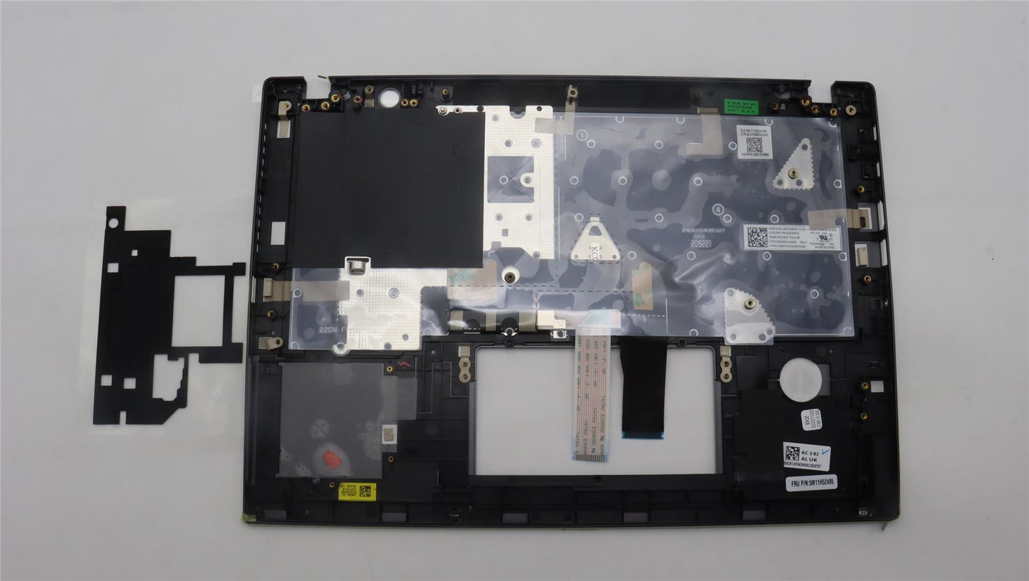 Lenovo ThinkPad T14s Gen 3 Keyboard Palmrest Top Cover UK Black 5M11H52493