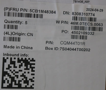 Lenovo COVER Upper Case ASM_UKE W21KJ AGNBL 5CB1M48384