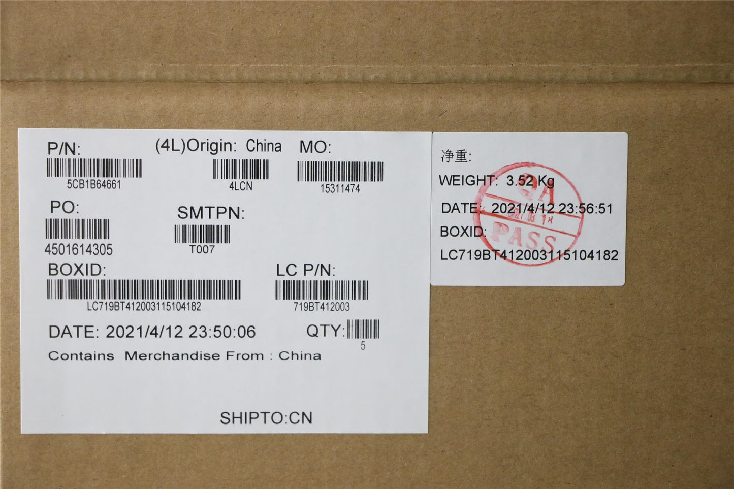 Lenovo IdeaPad 3-15ITL6 3-15ALC6 Palmrest Touchpad Cover Keyboard 5CB1B64661