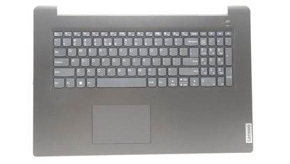 Lenovo V17 G3 IAP Palmrest Cover Touchpad Keyboard US Europe Grey 5CB1J02921
