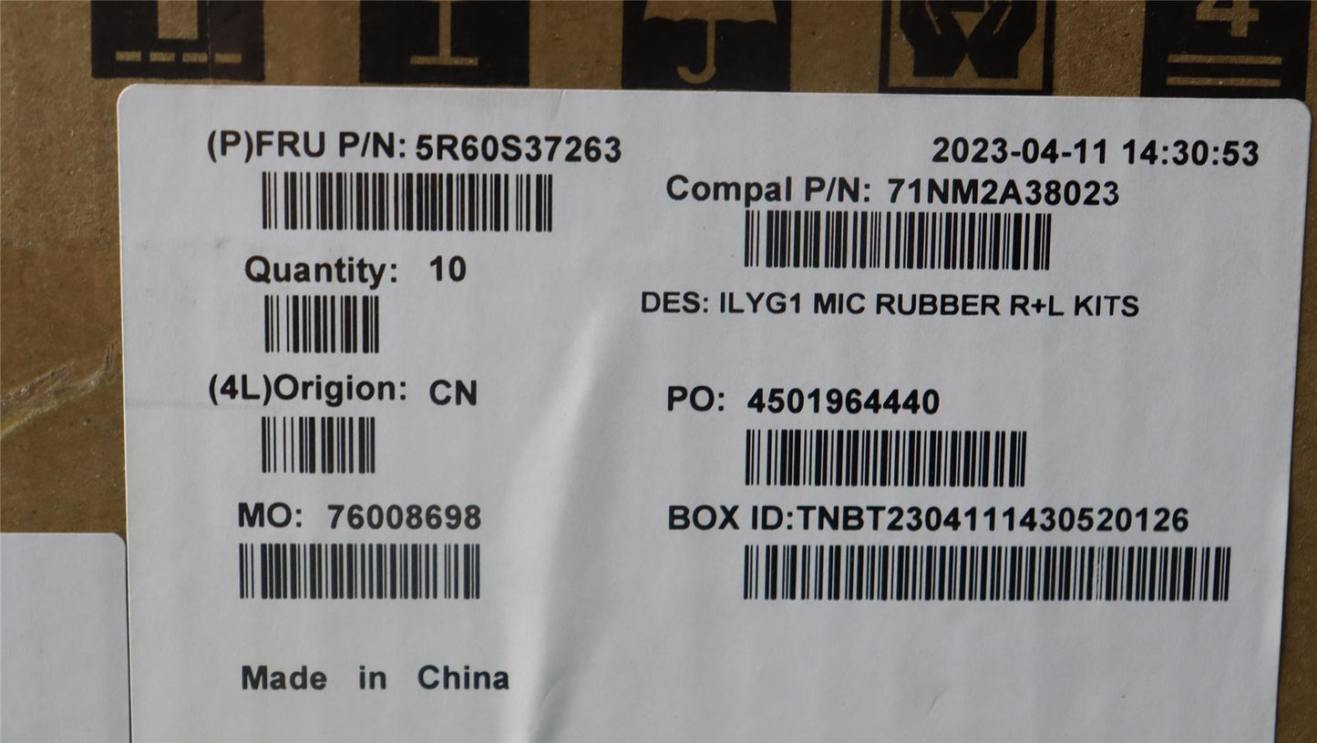 Lenovo RUBBER MIC rubber C 82Y3 10pcs 5R60S37263