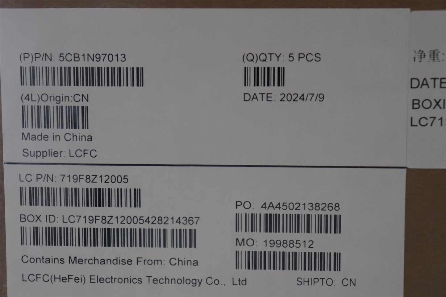 Lenovo Keyboard L83FF ASM CZE/SLK 5CB1N97013