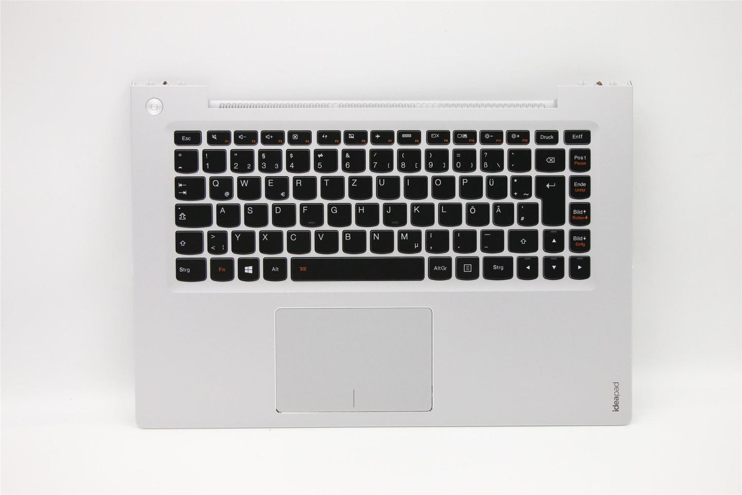 Lenovo IdeaPad U430p Palmrest Cover Keyboard German Silver 90203161