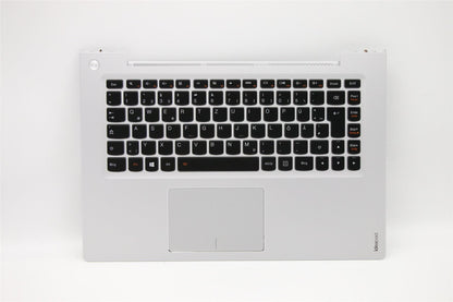 Lenovo IdeaPad U430p Palmrest Cover Keyboard German Silver 90203161