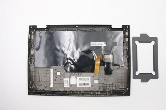 Lenovo Yoga X390 Keyboard Palmrest Top Cover Japanese Black Backlit 02HL694