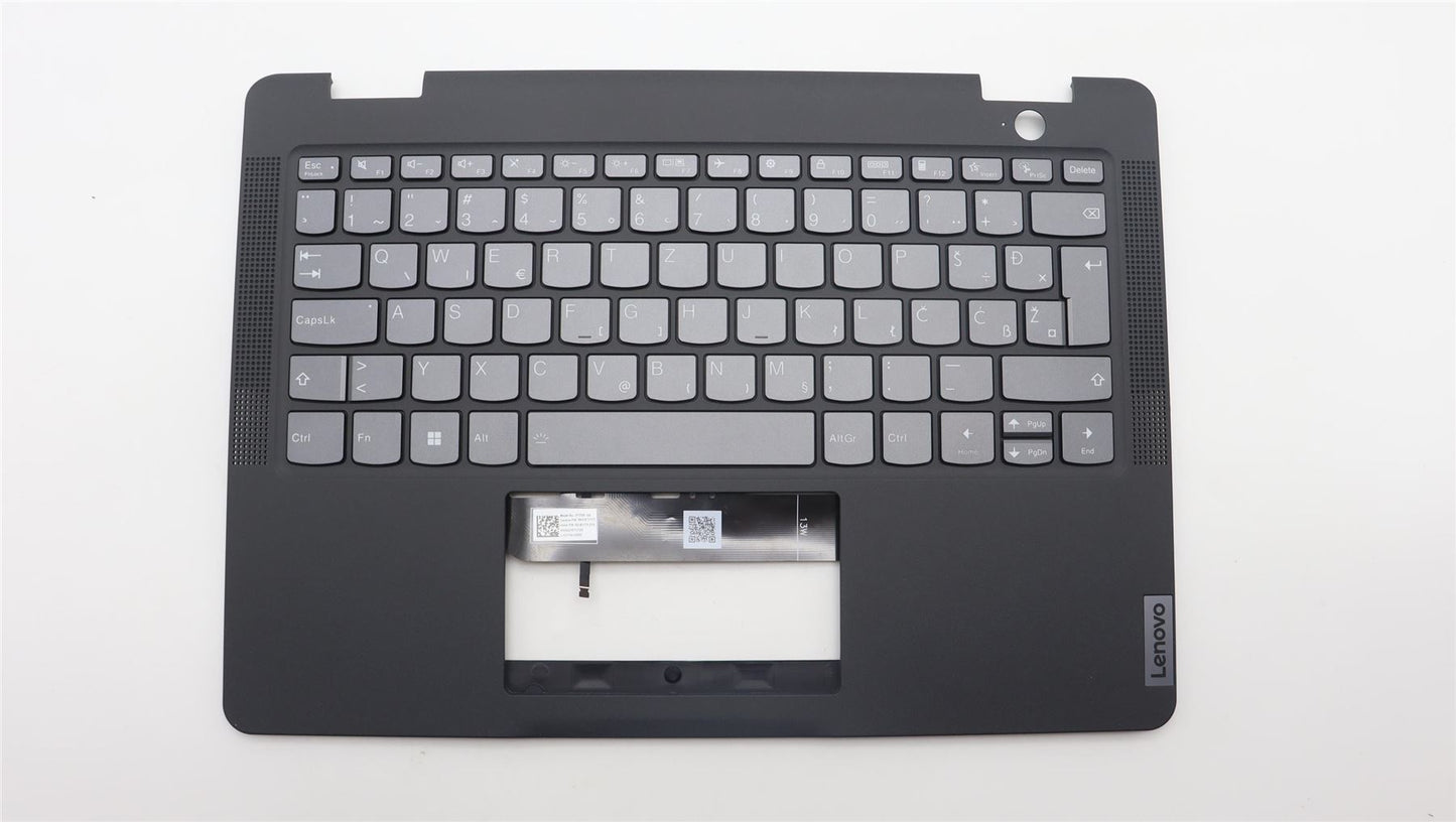 Lenovo 13w Gen 2 13w Keyboard Palmrest Top Cover Russian Artic Grey 5M11F25757