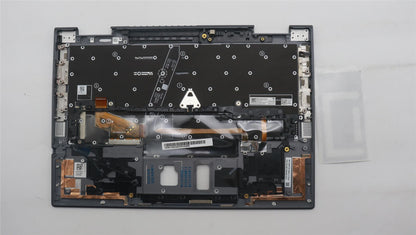 Lenovo ThinkPad X1 8th Gen Keyboard Palmrest Top Cover Hungarian Grey 5M11H62430