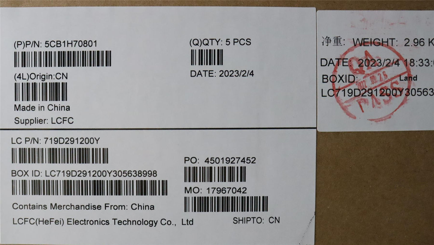 Lenovo Upper Case ASM_BEL L82SV CG 5CB1H70801