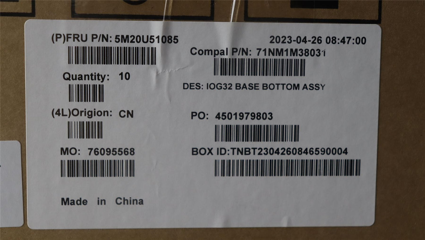 Lenovo Yoga9 BASE_BOTTOM_ASSY 5M20U51085