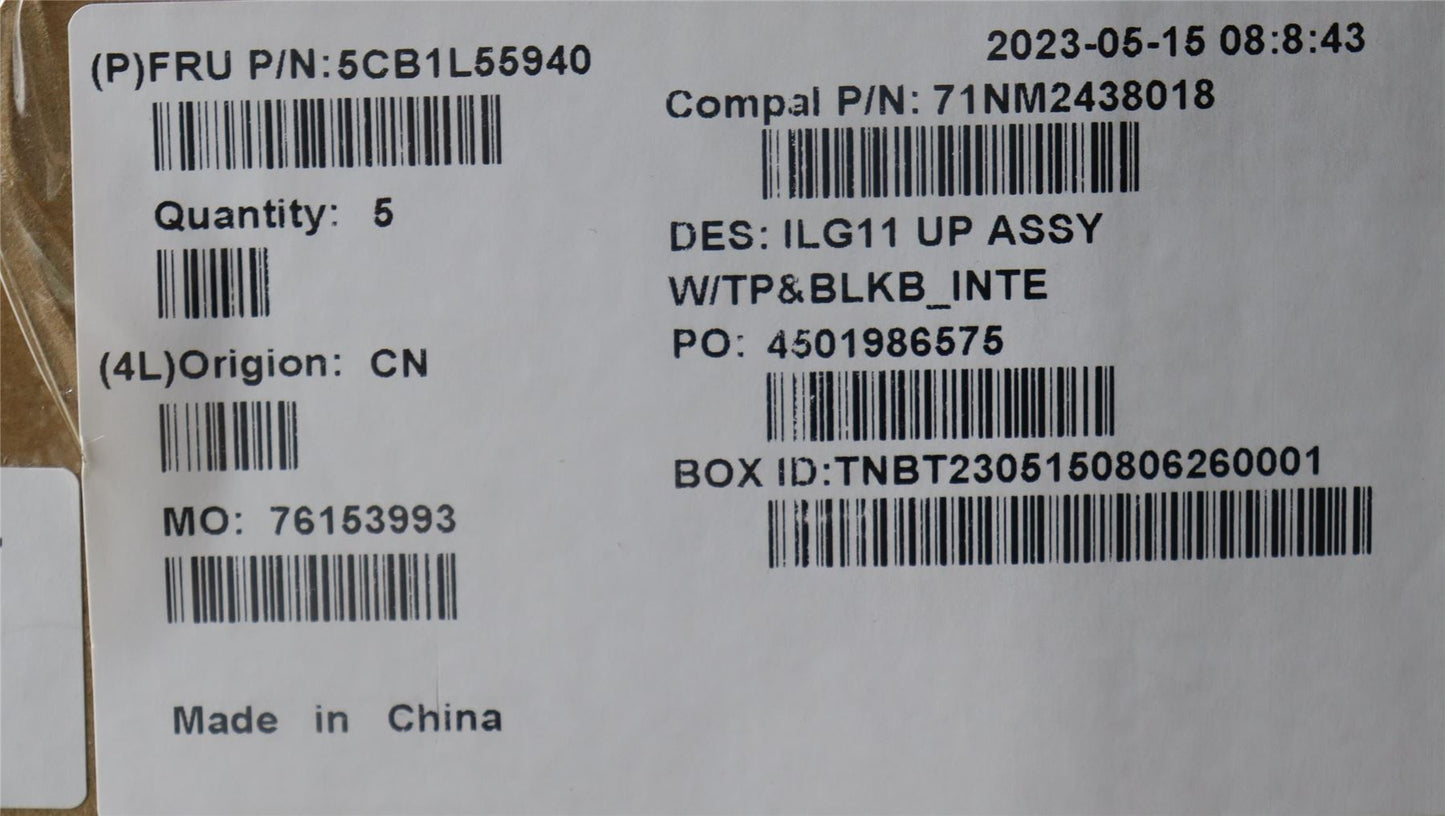 Lenovo LOQ 16IRH8 LOQ 16APH8 Palmrest Cover Touchpad Keyboard 5CB1L55940