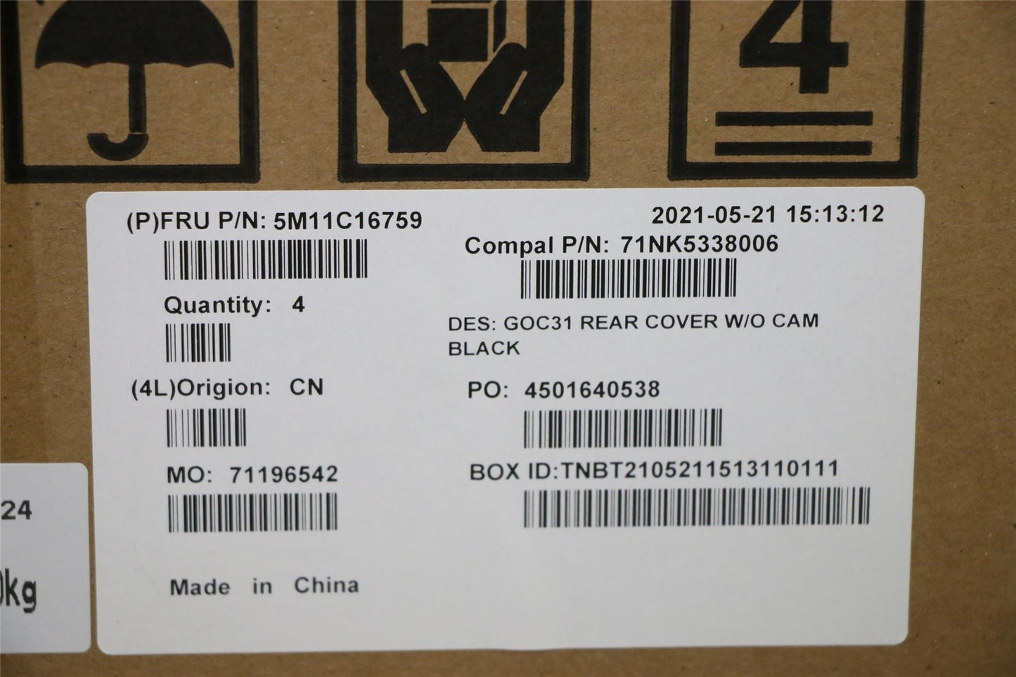 Lenovo REAR_COVER,Black,AIO 3 22 5M11C16759