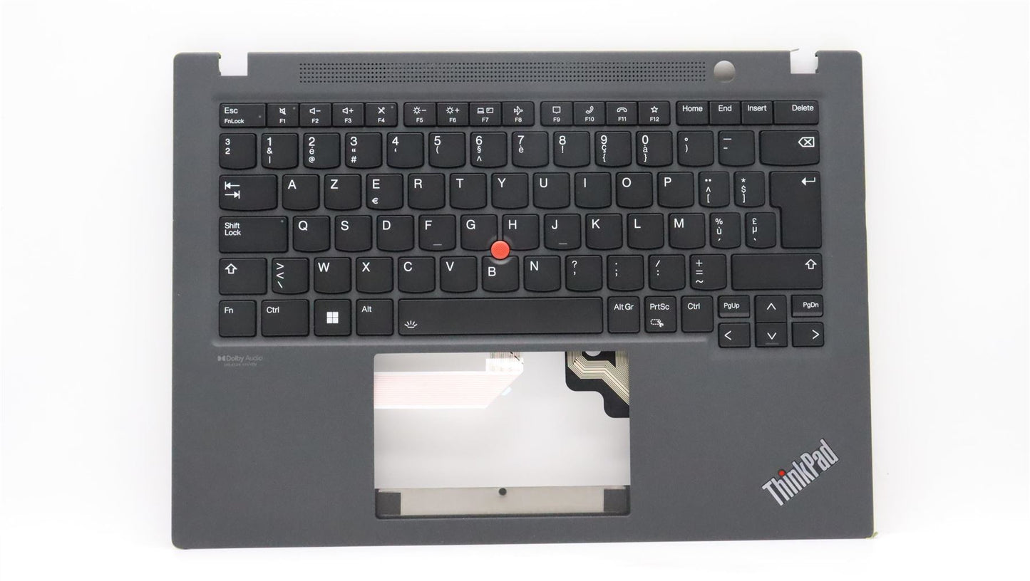 Lenovo ThinkPad T14s 3 Keyboard Palmrest Top Cover Belgian Black 5M11H25823