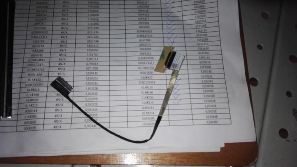 Lenovo LCD cable, for FHD panel 01AW215