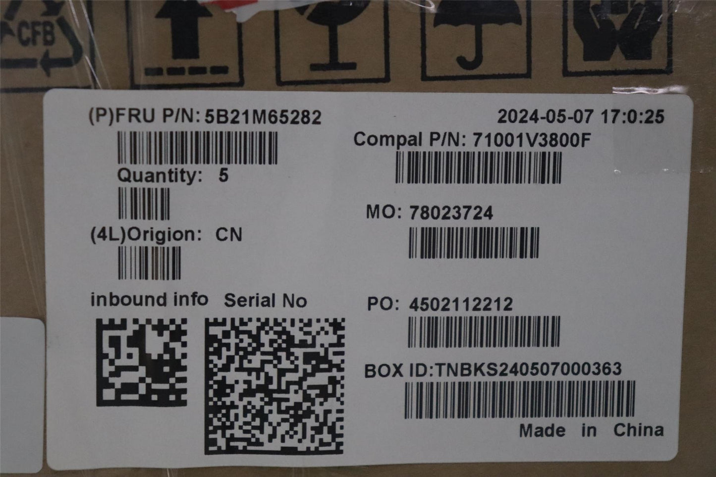 Lenovo C83DDNOKR7HPTHS16G L FHD WT RM 5B21M65282