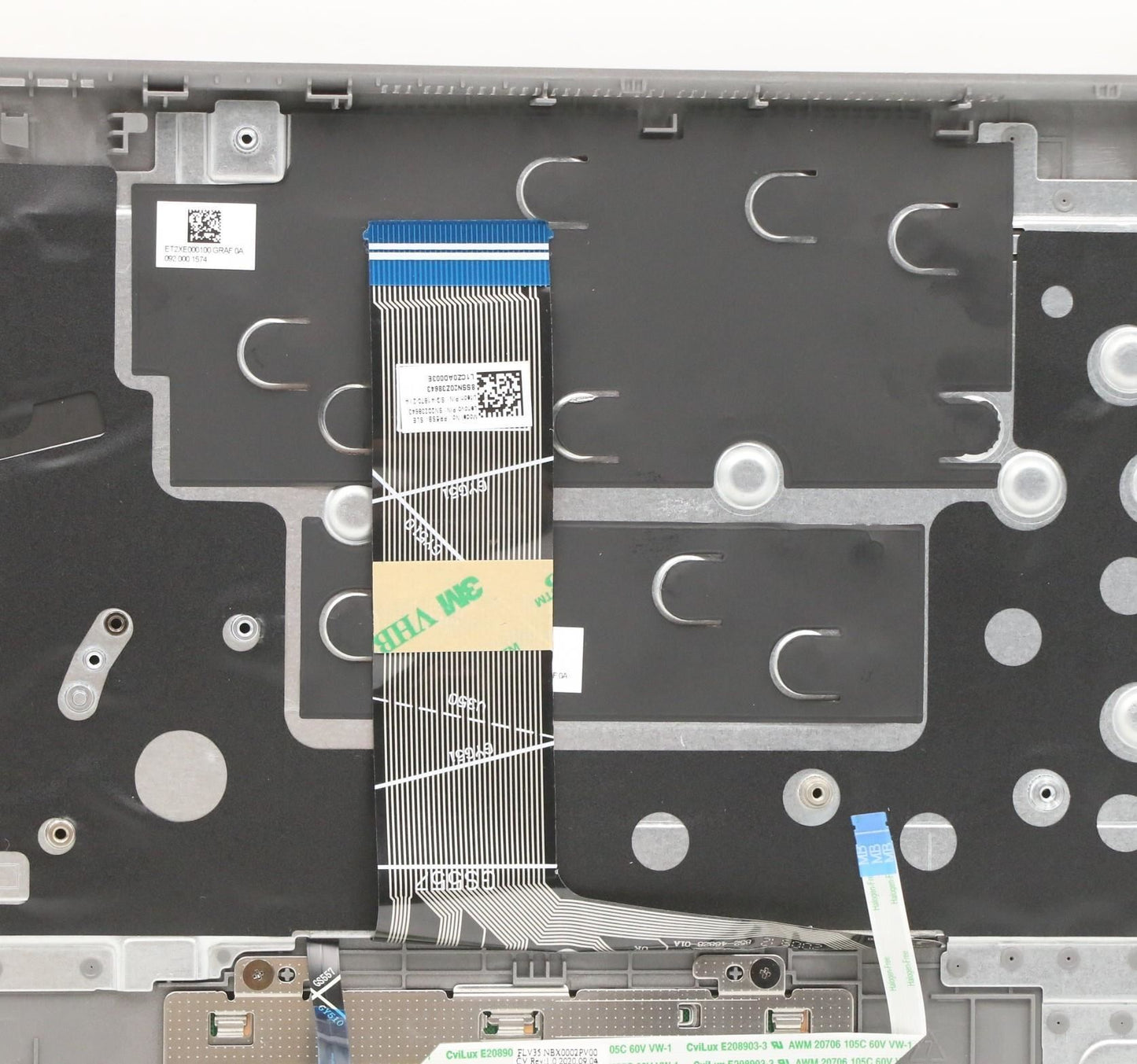 Lenovo ThinkBook 15 G2 ITL Tastatur Handballenauflage Obere Abdeckung Slowenisch Grau 5CB1B34975