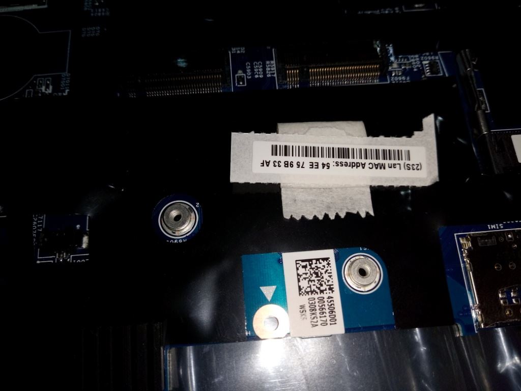 Lenovo ThinkPad P50s Motherboard Mainboard DIS intelI76600U 01AY348