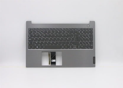 Lenovo ThinkBook 15-IML 15-IIL Palmrest Cover Keyboard Belgian Grey Backlit