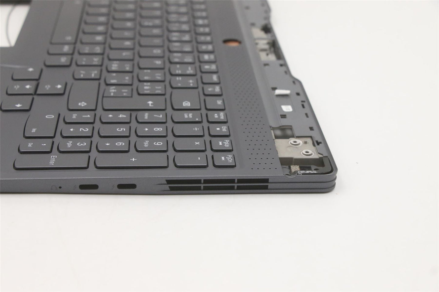 Lenovo S7 15IMH5 Keyboard Palmrest Top Cover Czech Slovakian Grey 5CB0Z71969