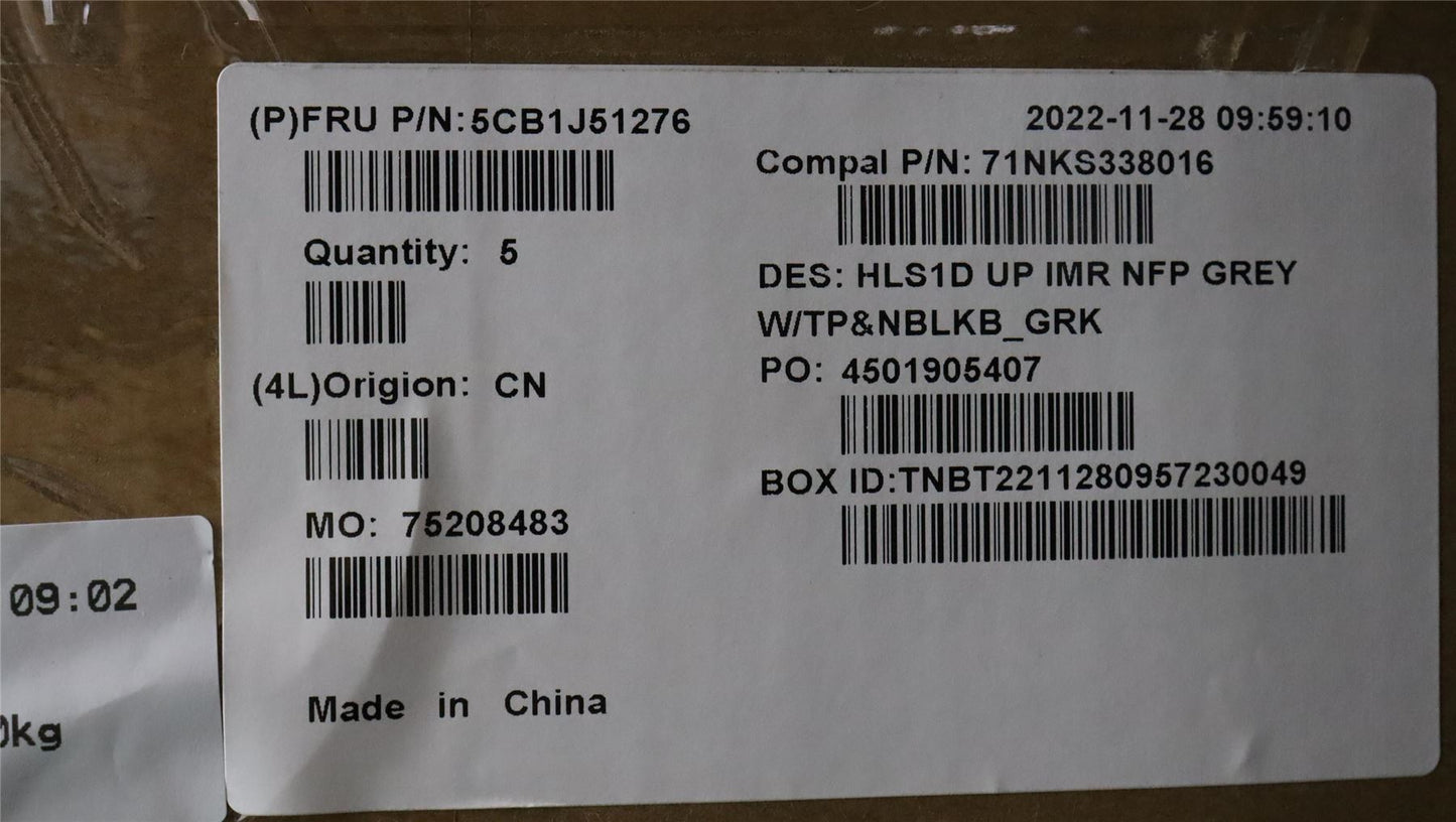 Lenovo IdeaPad 1 15AMN7 Keyboard Palmrest Top Cover Greek Silver 5CB1J51276