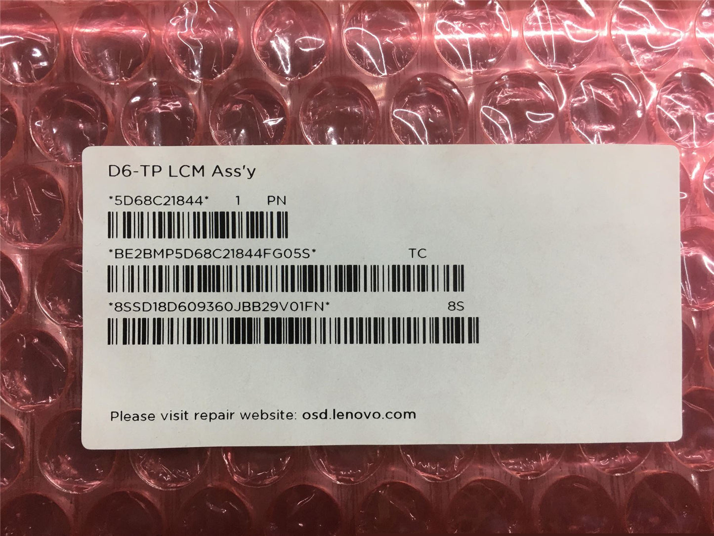 Lenovo Tab Tab M8 LCD Screen Display Panel 5D68C21844