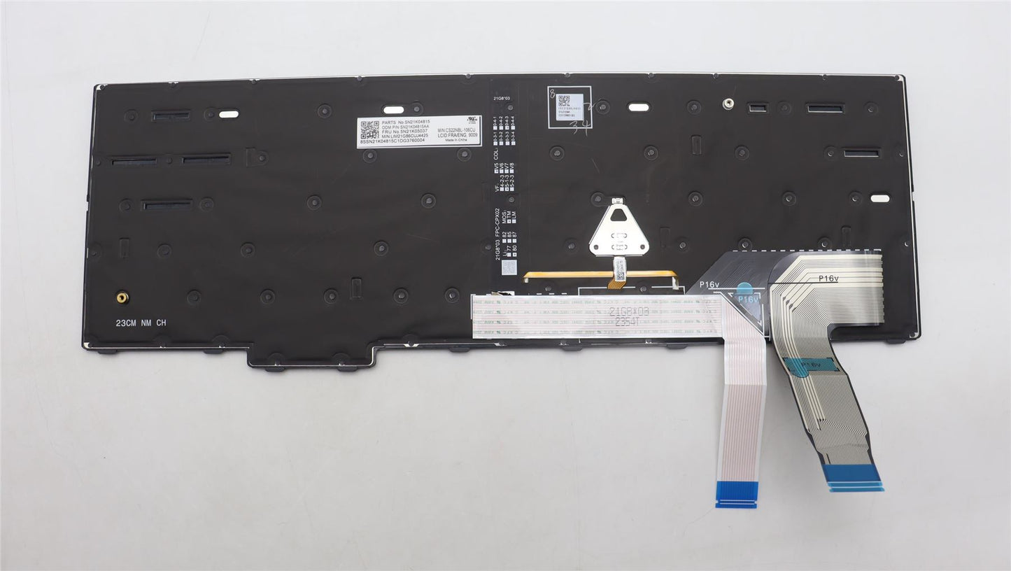 Lenovo NB_KYB CS23 NM TOP,BK-BL,PMX,FRA/ENG 5N21K05185