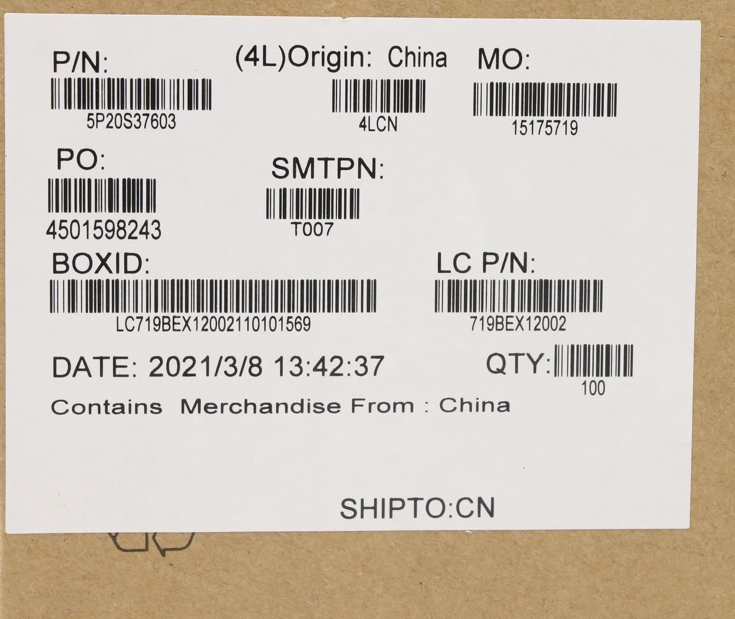 Lenovo Thermalpad L 82FX PAD_CHARGER 5P20S37603