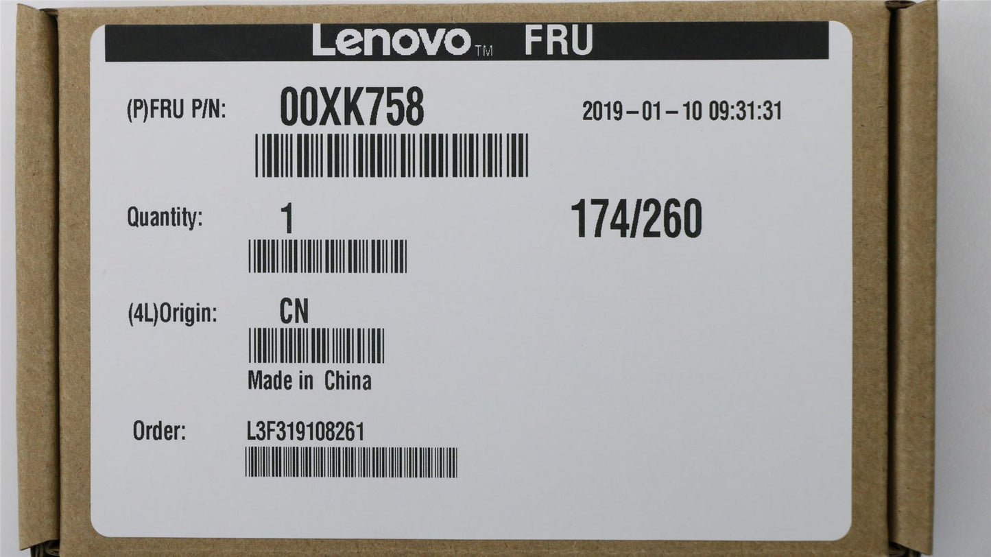 Lenovo 00XK758 SSD_ASM 32G,M.2,2242,SATA6G,LTON,STD