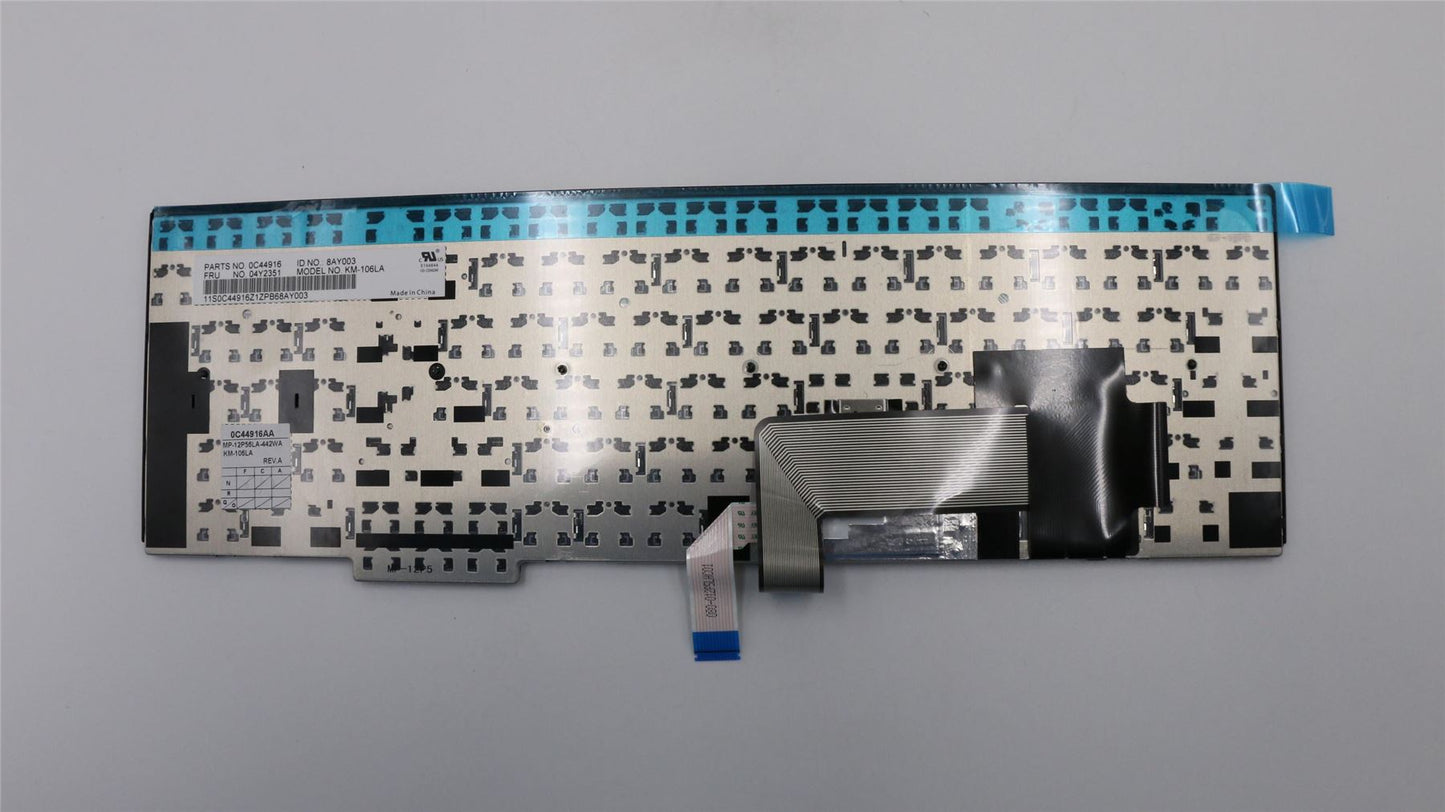 Lenovo ThinkPad T540p W550s L540 W540 T550 T560 Keyboard Latin Spanish 04Y2351