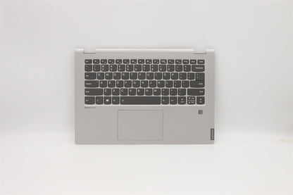 Lenovo IdeaPad C340-14IWL Palmrest Cover Touchpad Keyboard US Europe Silver 5CB0S17444