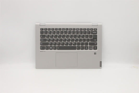 Lenovo IdeaPad C340-14IWL Palmrest Cover Touchpad Keyboard US Europe Silver 5CB0S17444
