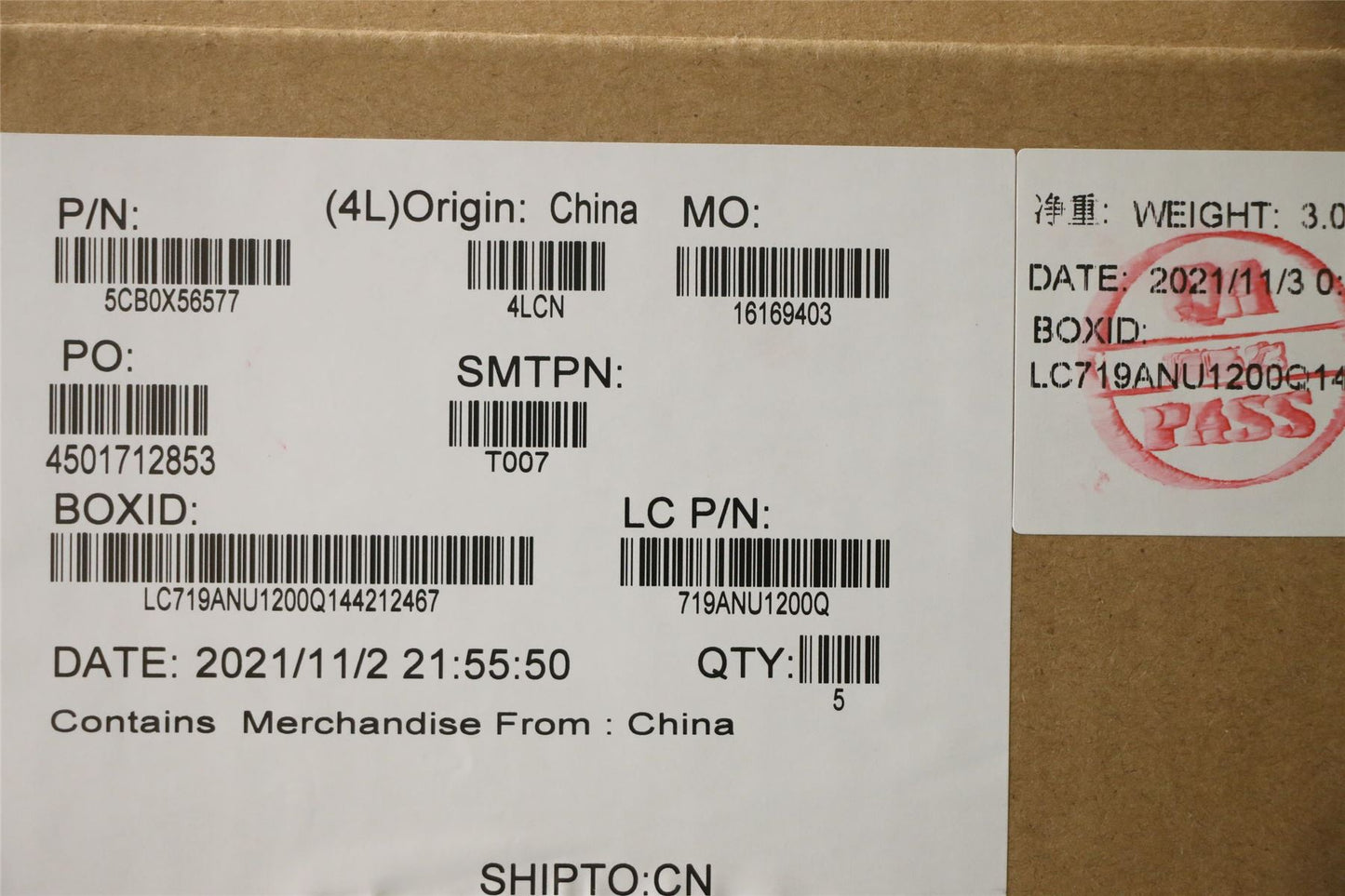 Lenovo Upper Case ASM_SW L81WA NFPBKDIS 5CB0X56577