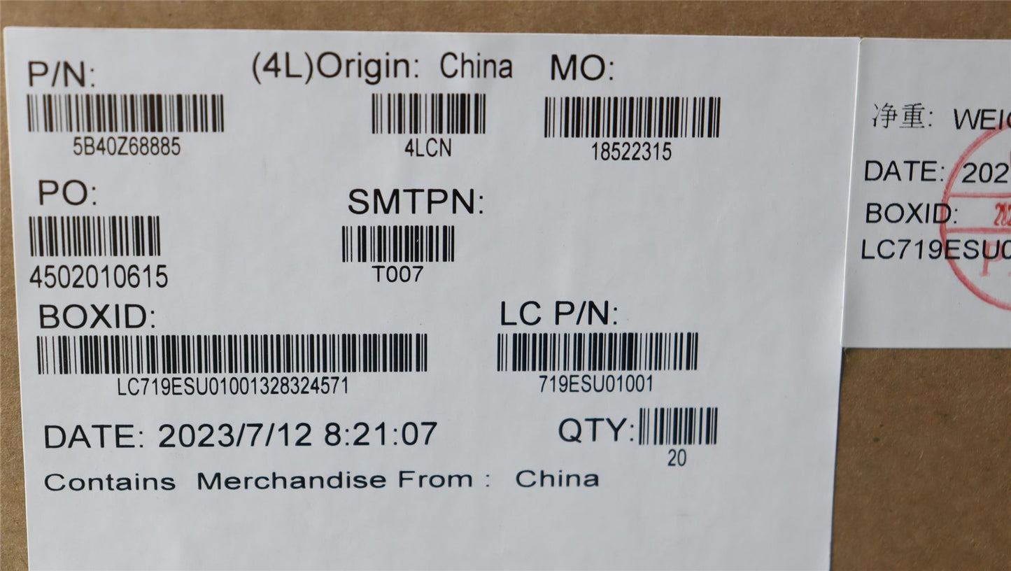 Lenovo FRU TKT4D2_IO_BRACKET_ASSY 5B40Z68885