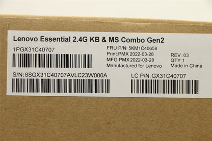 Lenovo Primax R71_G2 2.4G WTG HU 5KM1C40658