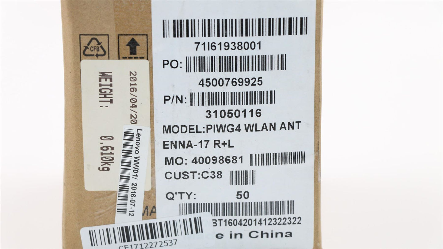Lenovo IdeaPad G770 G780 Z500 Wi-Fi Wifi Wireless Antenna 31050116