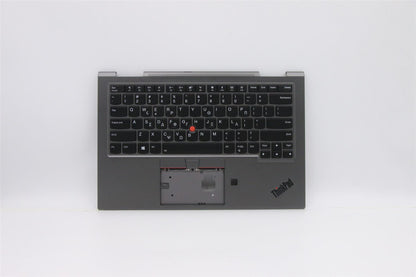 Lenovo Yoga X1 4th Gen Keyboard Palmrest Top Cover Greek Grey 5M10V24923