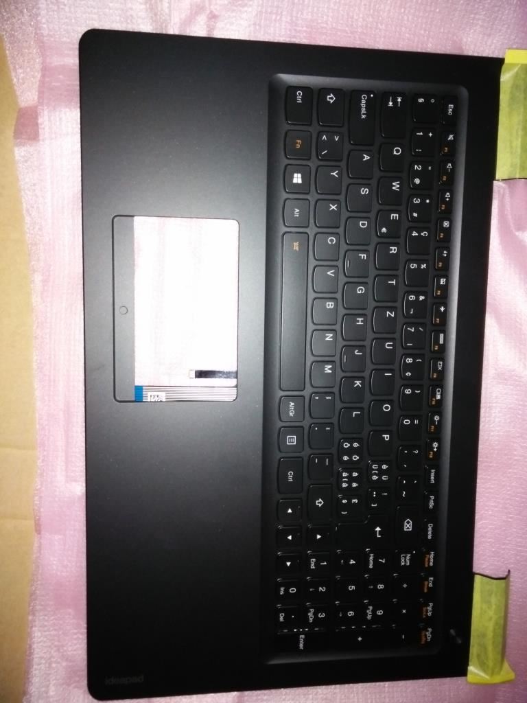 Lenovo IdeaPad 700 15ISK Palmrest Cover Touchpad Keyboard Swiss Black 5CB0L03476