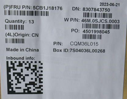 Lenovo FRUACOV,ASM,Pla,3T,RGB,WLWW,Golem2 5CB1J18176