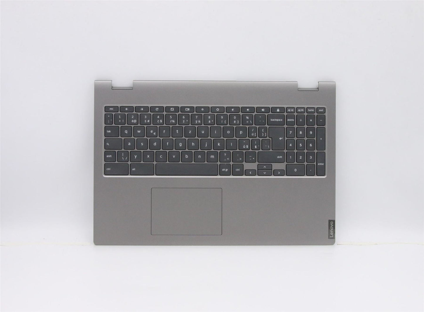 Lenovo Chromebook C340-15 Keyboard Palmrest Czech Grey 5CB0W45107