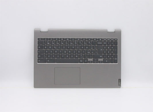 Lenovo Chromebook C340-15 Keyboard Palmrest Czech Grey 5CB0W45107